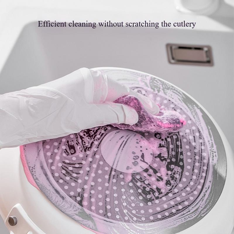 Steel Wool Soap Pads Metal Scouring Cleaning Pads for Dish Non Scratch Home Cleaning Scrubber for Tiles Glass Tableware Pots