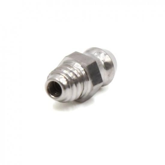 4pc M6 x 1 Stainless Steel Motorcycle Car Straight Grease Nipple Fitting
