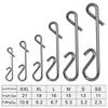Quality Portable Stainless Steel Line tackle Barrel Swivel Connector Fast lock Fishing Hanging Snap