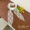 Fashion Solid Color Lace Embroidery Women's Hair Scarf Korean Style Hair Long Ribbons Scarf Hair Bands  Headwear