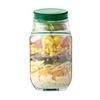 Salad Jar with Side Door Opening Integrated Seasoning Bowl Large