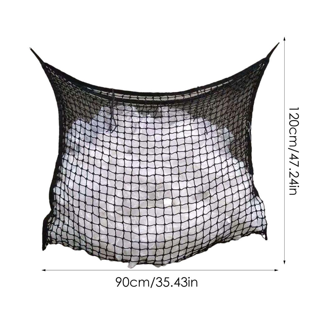 Hay Net Bag Slow Feed Bag For Horse Feeder Thick High Quality Full Day Feeding Large Feeder Bag Horse Equipment Farm Supplies