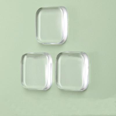 Silicone Door Stopper Pads - Transparent Wall Protector Bumper for Door Handle, Refrigerator & Furniture - Self-Adhesive Rubber Cushion