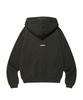 Thevinylhouse Graphic Hoodie Zip-Up Khaki