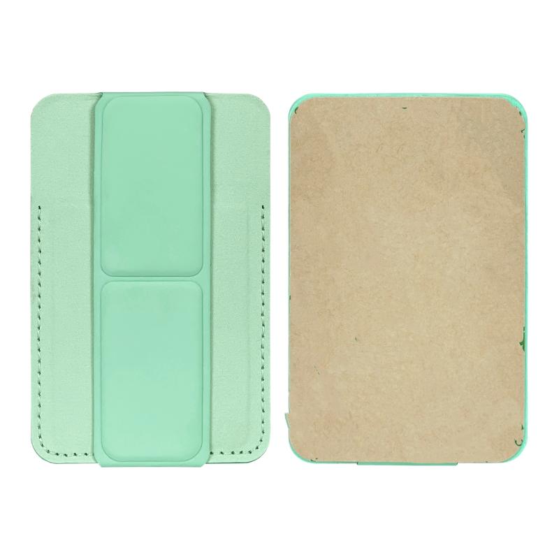 2 In 1 Phone Wallet Stick On Credit Adhesive Card Holder For Back Of Phone Case Pocket Card Slot Folding Kickstand Stand