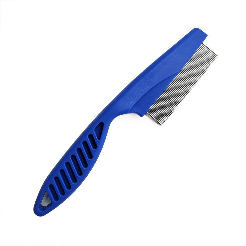 Pet Flea Comb for Dogs and Cats - Dense Tooth Grooming Tool for Hair Removal