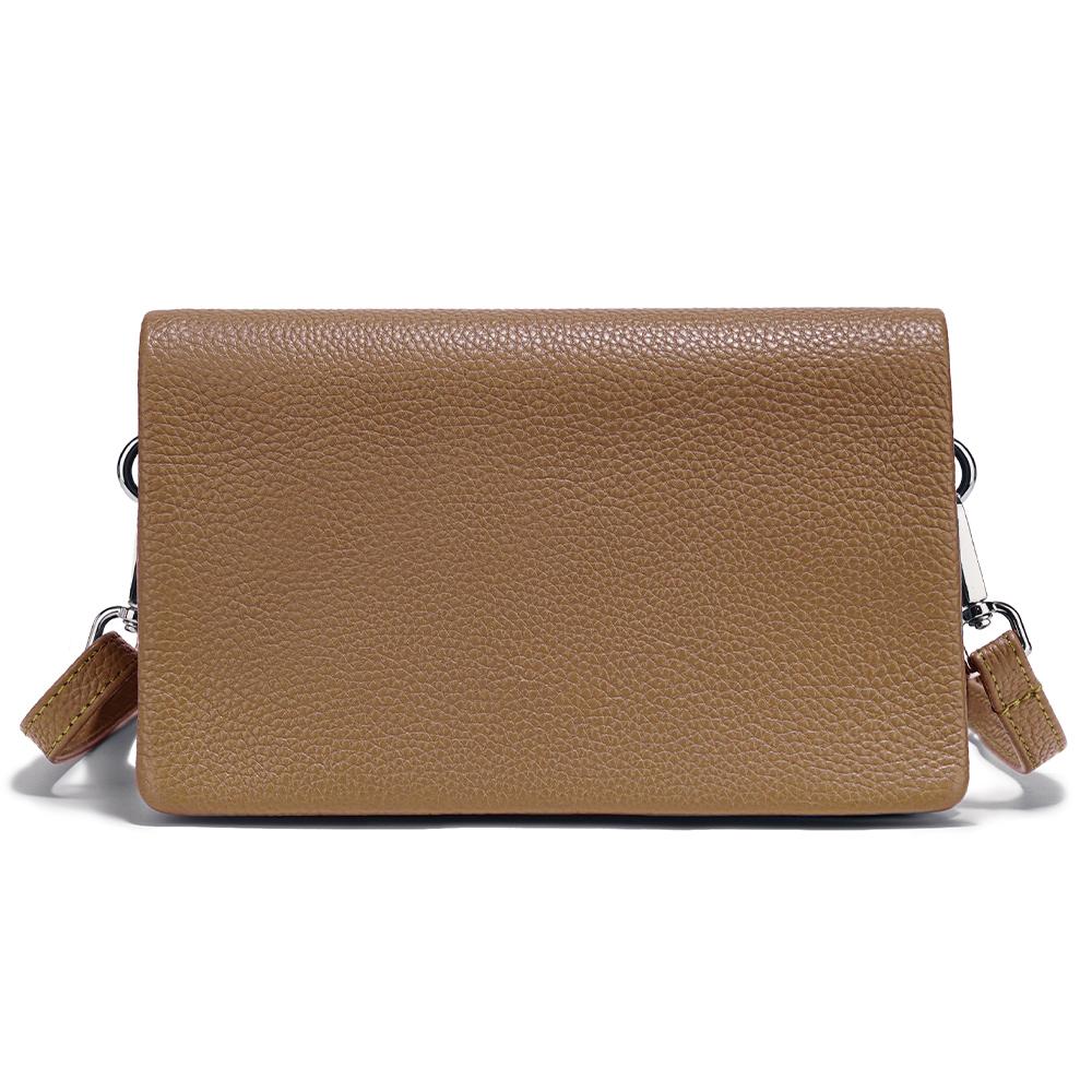 Soft Leather Flap Bag Multiple Pockets Women's Bag Genuine Leather