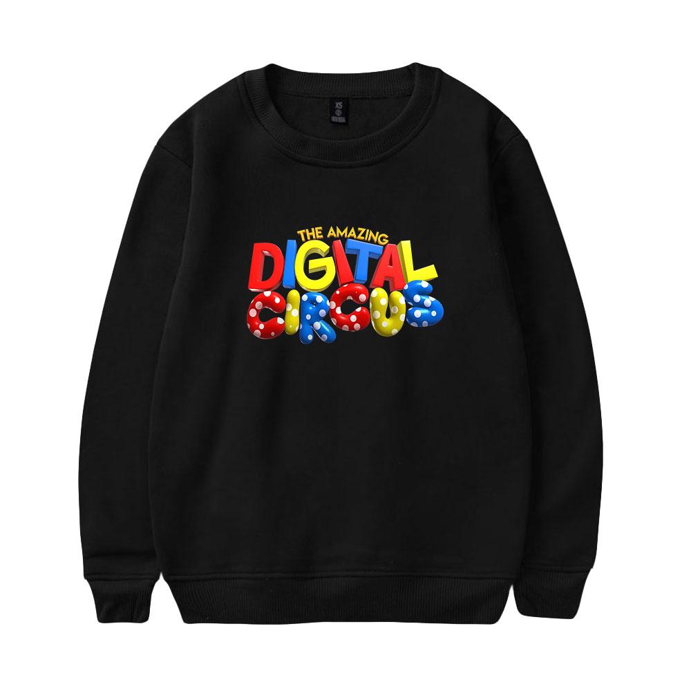 Men's The Amazing Digital Circus Print Hoodies Round Neck Hooded Sweatshirts Man Travel Pullover Male Top Streetwear Outdoor Tracksuit
