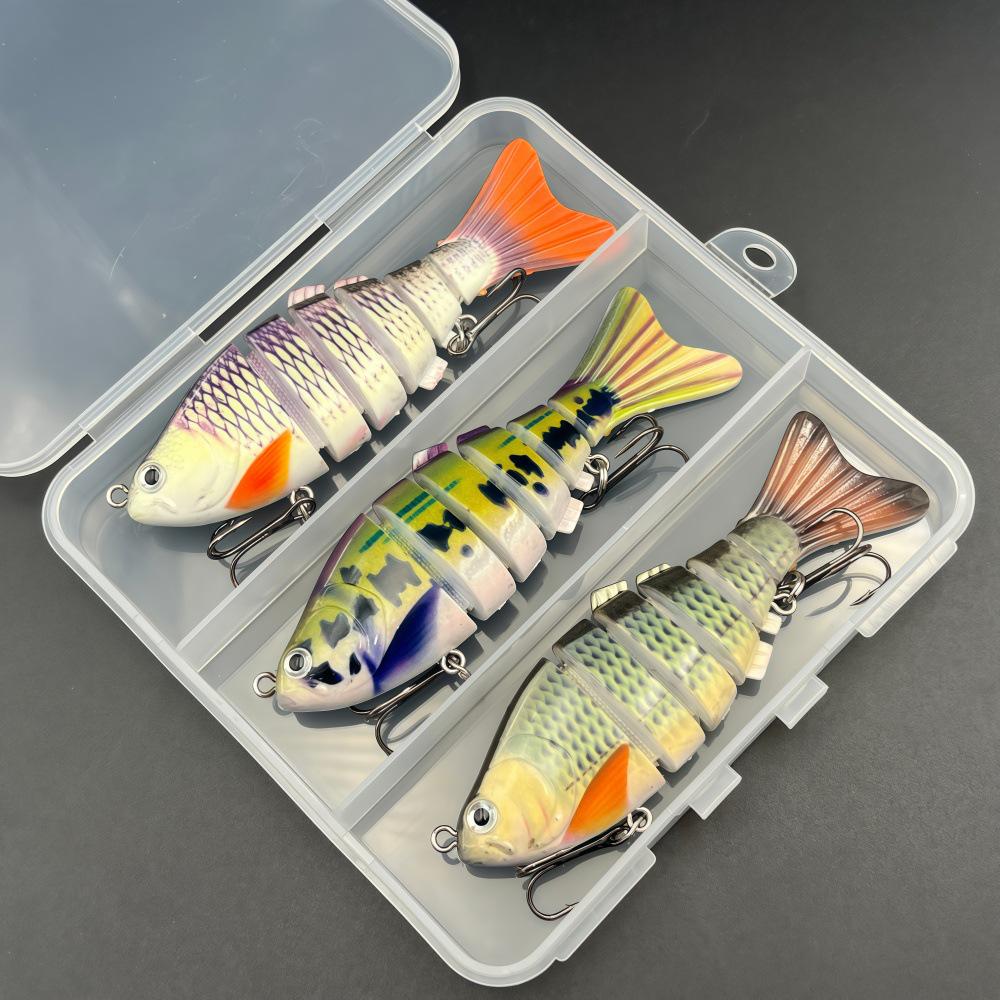 

Cross-Border Hot-Selling 6-Section Minnow Fishing Lure - Multi-Section Hard Bait