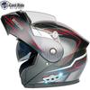 Cool Rider Bao Double Visor Flip-up Bluetooth Motorcycle Helmet with Long Battery Life, 3C Certified Full Face for Electric Vehicles