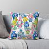 Colors Chinoiserie Jars Pillowcase Polyester Linen Velvet Pattern Zip Decorative Home Cushion Case