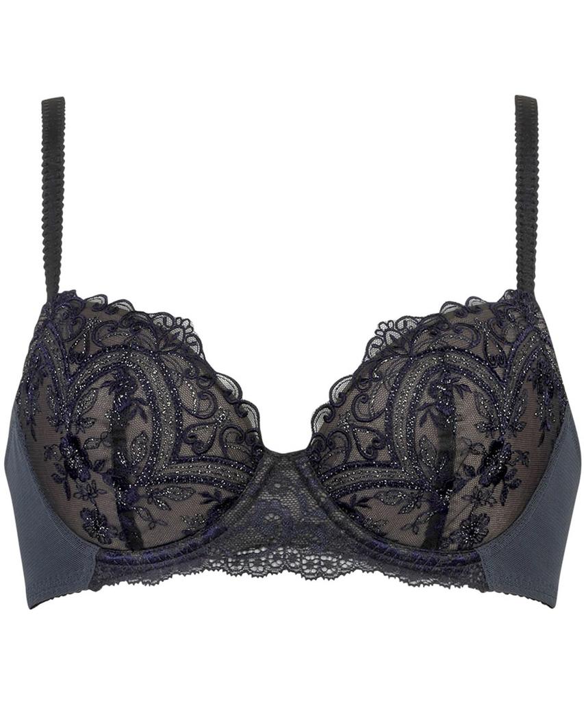Wing Lesiage Fuller High Side Slimming Sides Bra PB6000 OB D70 Wing/Wacoal Bra, Cleavage, Design, [6000 Series] Women's