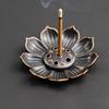 Metal Zen Lotus Buddha Incense Burner Incense Diffuser Incense Stick Holder Censer Buddhist Aromatherapy Use In Office Teahouse