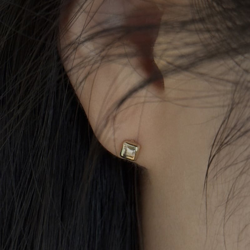 Faye 14k Cube Earrings