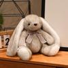 Easter Bunny Plush Toy: Long-Eared Chubby Rabbit Doll for Kids