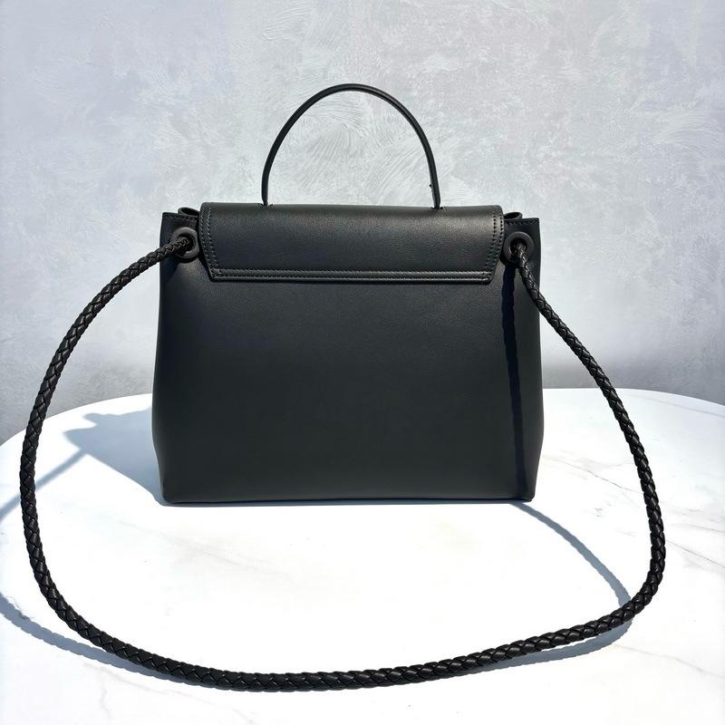 2026 Neue Leder-Damenhandtasche grenzüberschreitender Bestseller schlicht gewebt Klappe Schleife goldene Schnalle Schulter Crossbody tragbare Tragetasche