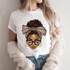 Zwart Vrouwen T-shirt Afro Vrouw Grafische T-shirts Zwarte Meisjes T-shirt Juneteenth Shirt T-shirt Mode Vrouwenkleding Designer T-shirt