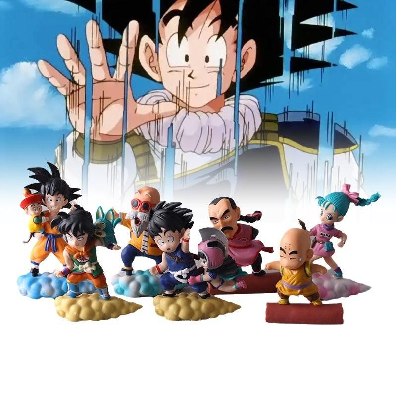 Dragon 7pcs Ball Character Pvc Toy Model Desktop Decoration Child Gift Christmas