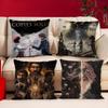 Game Clair O-Obscur E-Expedition 33 Pillow Cover For Bedroom Room And Living Room Sofa Decorative Cushion Cover
