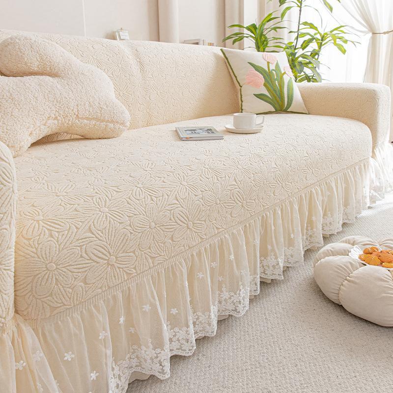 New Anti Cat Scratch  Elastic and Anti Slip All In One Sofa Cover All Season Suitable One Piece Sofa Cover Cloth