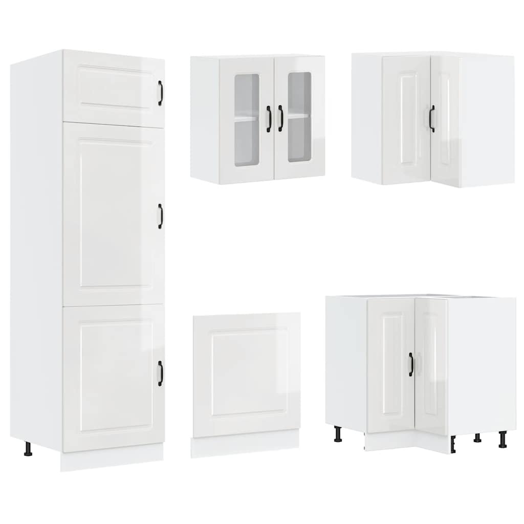Conjunto de Armarios de Cocina, Porto, 14 Piezas, Blancos