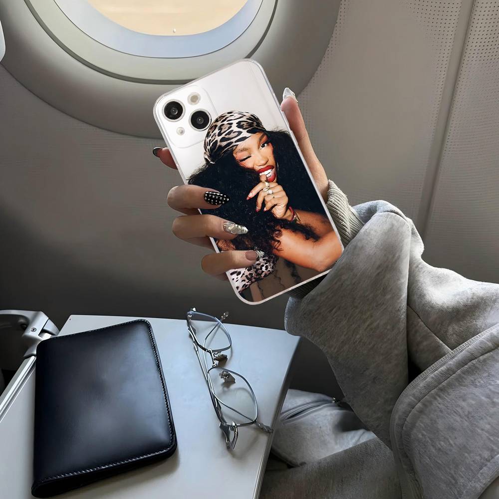 Singer SZA SOS Phone Case For IPhone 17 16 15 Plus 14 11 12 13 Mini Pro Max Mobile Case