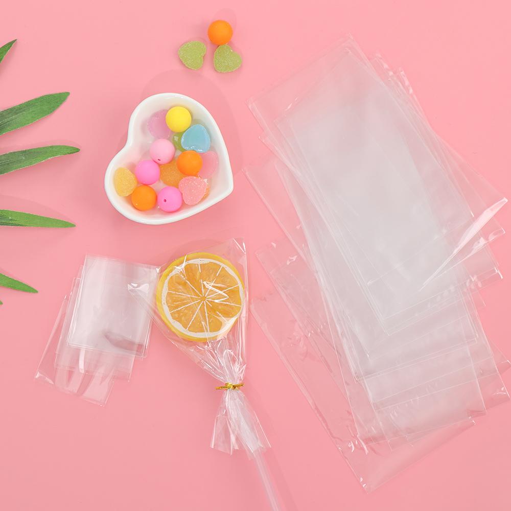 Opp Plastic Party Supply Transparent Sweets Pocket Lollipop Pouch Cookie Packaging Candy Bag