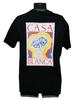 Casablanca Tennis Club - Black Cotton T-Shirt - Size Medium Unisex T-Shirt