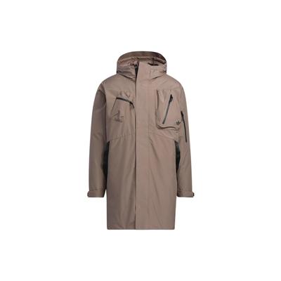 Originals Utility Down Long Hooded Jacket Men Outerwear Brown HS9470