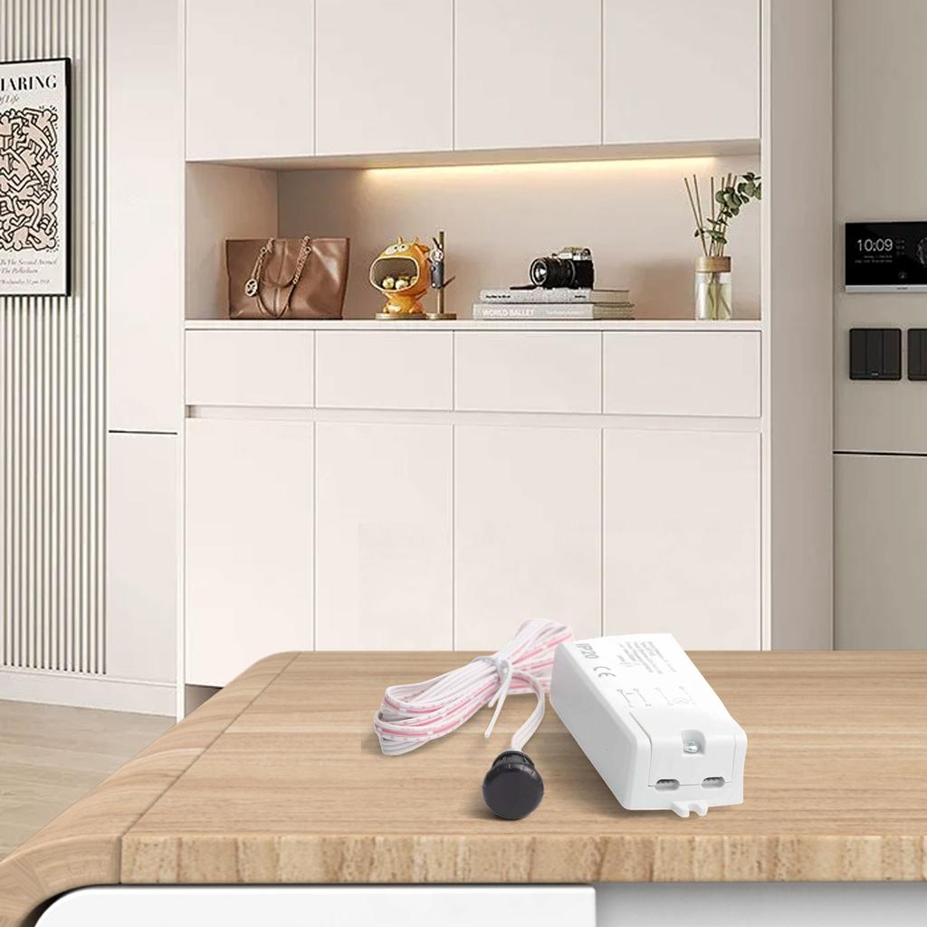 Home Lighting Controller Proximity Sensor White Infrared Switch Compact And Lightweight Design For Modern Furniture