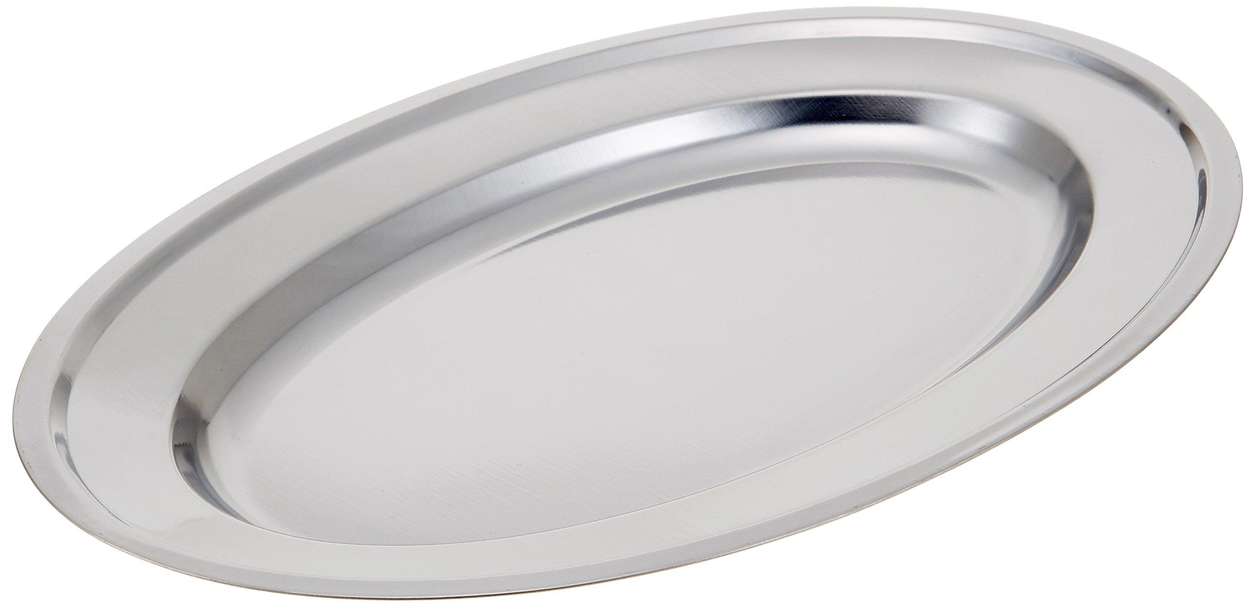 

Kotobuki Metal Industry Average Oval Plate 12 inches 18-0
