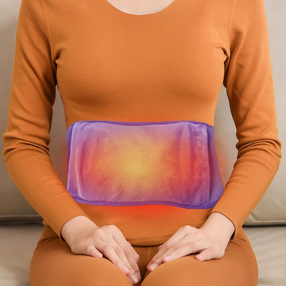 3-10PCS Lumbar Support Belt Cozy Waist Cover Belt Warmer Adjustable Hot Water Bottle Plush Belt for Pain Relief Cramps