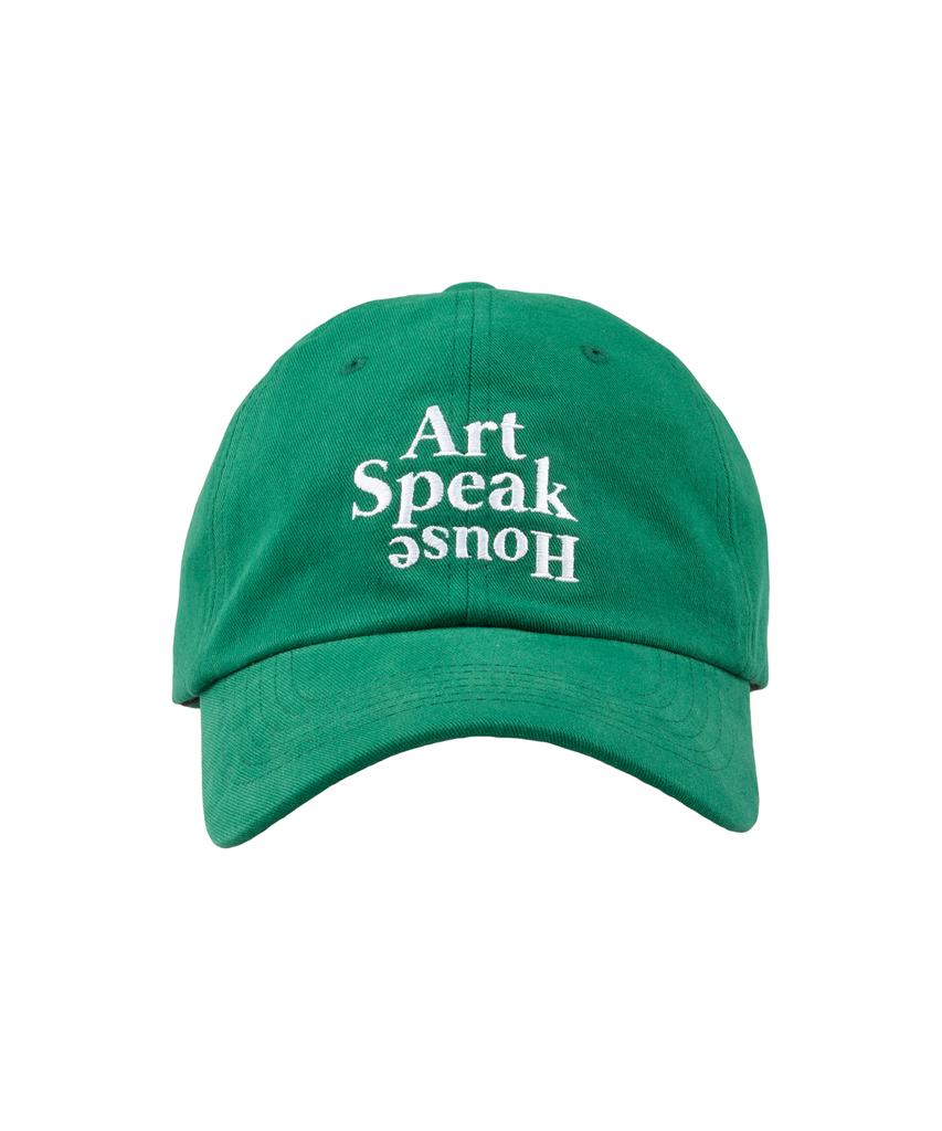 ART SPEAK HOUSE Play Ash Logo Ball Cap (Green)