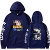 Japan cartoon comics Demon Slayer Fashion Anime Print Hoodie Loose Fit Casual Sweatshirt 0069