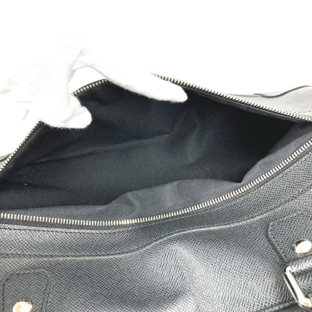 Louis Vuitton M31152 Taiga Stanislav travel bag Duffle Bag Leather Ardoise Black