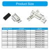 2Pcs Vise Jaw Pad Soft Magnetic Vise Jaw Pad Aluminum Multipurpose Jaw Protectors Metal Clamps Jaw Flat Cover Silver Jaw