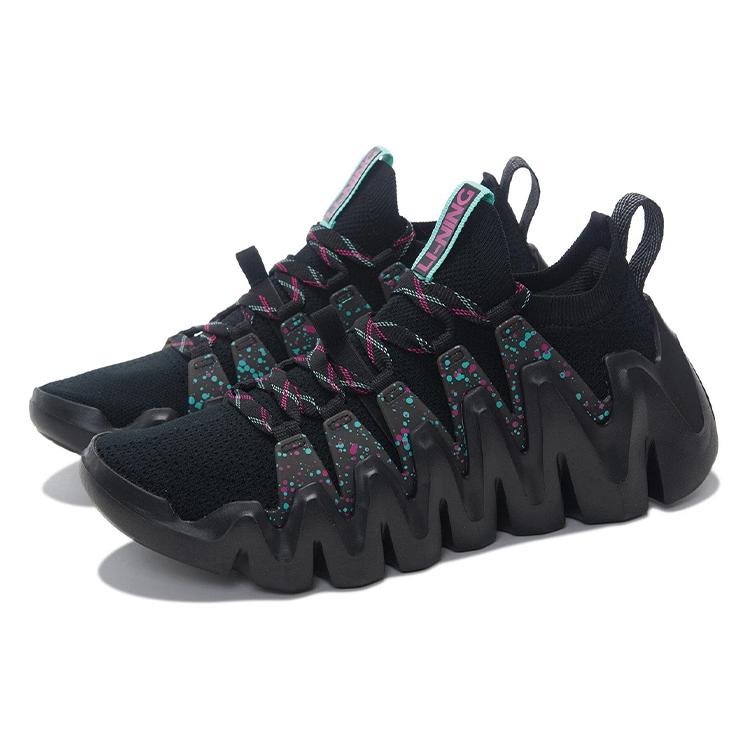 New LiNing Shock Absorbers With Slip Resistant And Abrasion Resistant Properties Low Top Casual Shoes Women's AZGS032-1