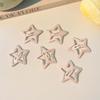 Y2K Dopamine Color Pentagram Small Hair Clip for Women & Kids - Cute Bangs & Side Hair Accessory