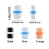 Lightproof 4 Grid Pill Case Double Layer Pill Storage Box Durable Medicine Splitter Box  Boys/Girls