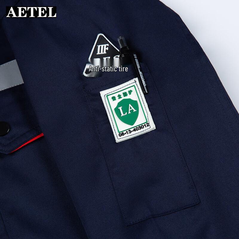 AETEL Men's Summer Anti-static Reflective Workwear Set
