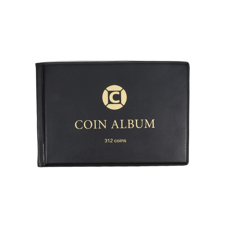 

1 шт. Альбом для коллекции монет, органайзер, инструмент, скрапбук для монет, листы для монет, профессиональная сумка для хранения монет, медальонов - 150/312 ячеек