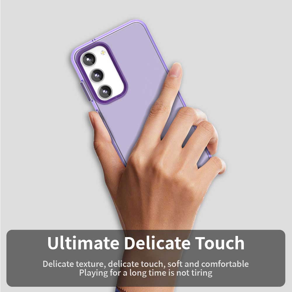 For Samsung Galaxy S23+ Case PC+TPU+PET Matte Anti-Drop Phone Back Cover