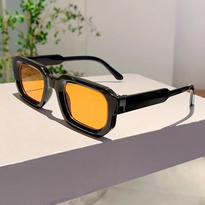 Classic Small Frame Square Sunglasses Women Vintage Popular Sun Glasses For Men Punk Luxury Brand Designer Ladies Shades Uv400