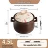 Wutuo Camellia Ceramic Casserole Pot for Gas Stoves