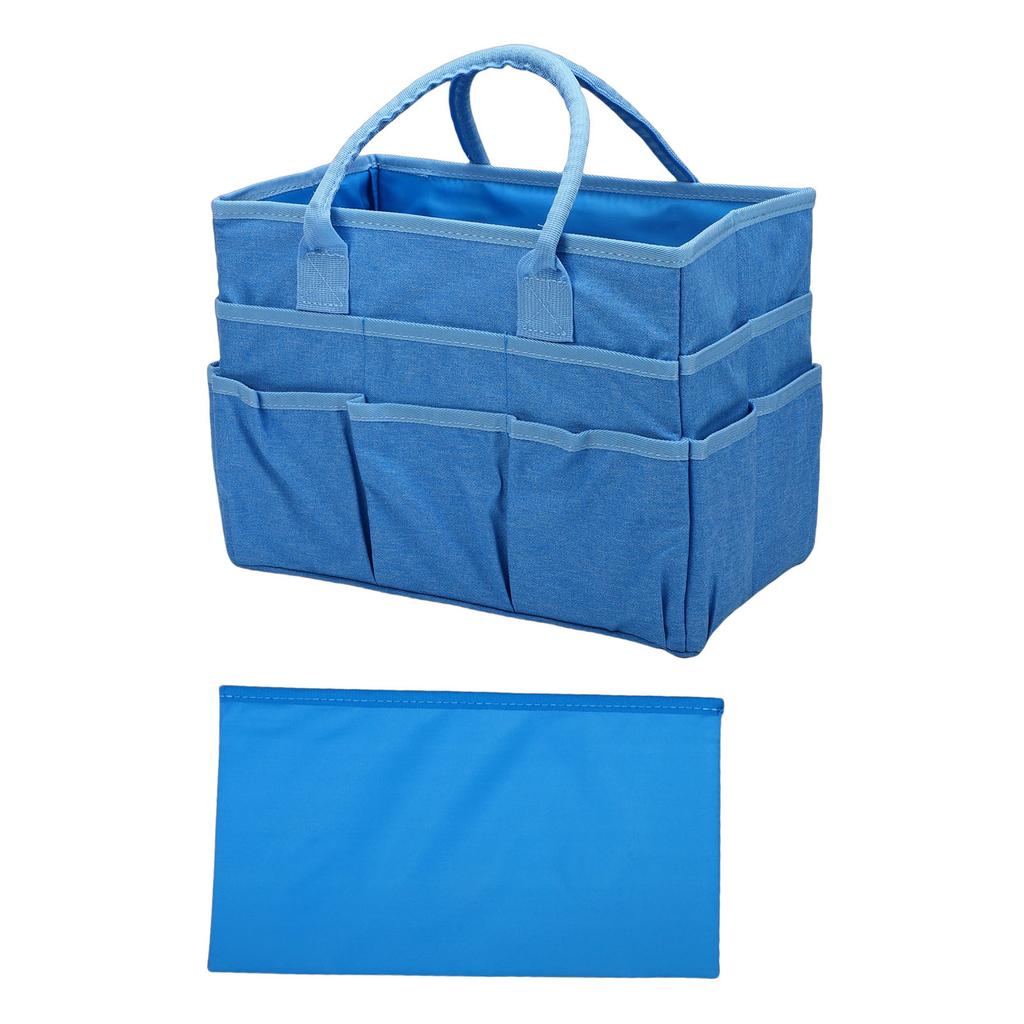 Craft Organizer Bag 10 Pockets Oxford Fabric Spacious Arts and Crafts Storage Teacher Stationery Sewing Gardening Tool