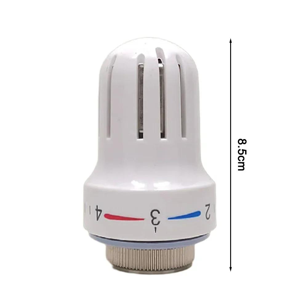 Vatten Golvvärme Radiator Ventilhuvud M30 1 5 Gängad med Frostskydd och Enkel Temperaturjustering