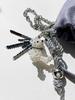 THEHEE Lovely Beaded Bear Bag Charm Key Ring