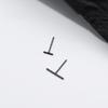 Japanese And Korean Version Of Studs Personality Simple One-Line Rod Studs Female Korean Temperament All Matching Earrings Minimalist Earrings