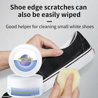 Stain Remover Cream Quick Clean White Shoe Easy Application Instantly Restores Shoes To New Cleansing Cream