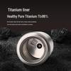OLOEY Full Titanium Insulated Tea/Water Separation Bottle